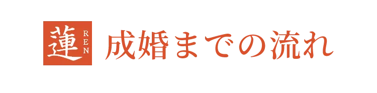 成婚までの流れ